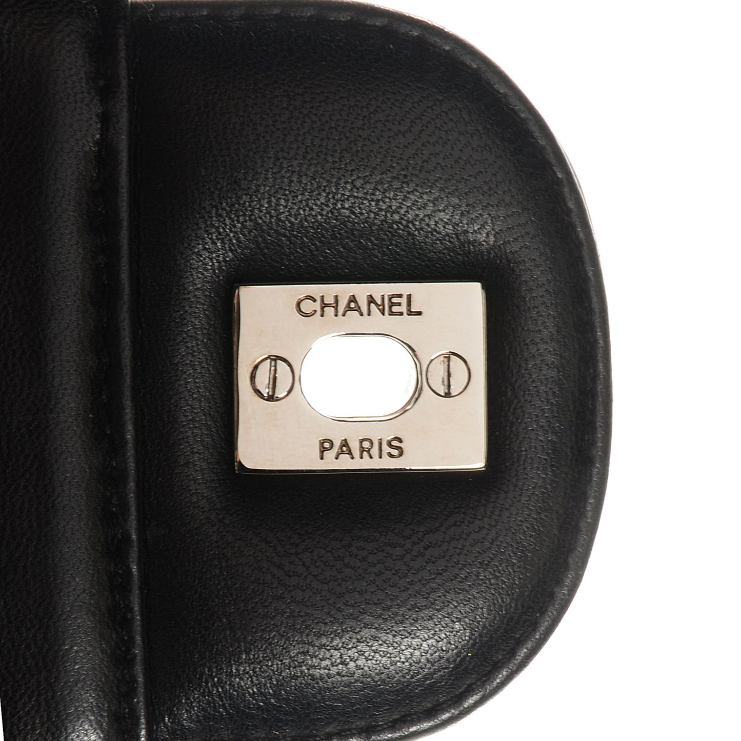 Distressed Patent Jumbo Single Flap Black