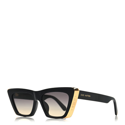 Louis Vuitton Acetate LV Moon Cat Eye Sunglasses Z1655E Black 1 of 9