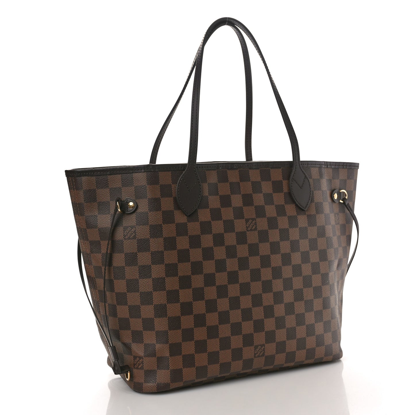 Damier Ebene Neo Neverfull MM Rose Ballerine