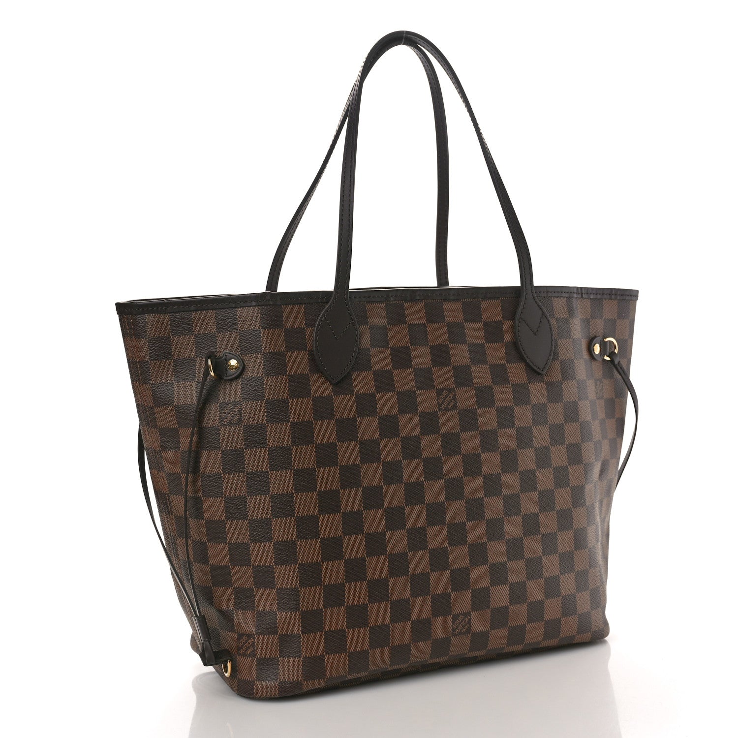 Louis Vuitton Damier Ebene Neo Neverfull MM Rose Ballerine 4 of 10