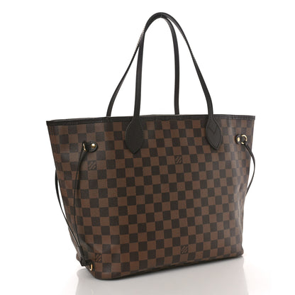 Louis Vuitton Damier Ebene Neo Neverfull MM Rose Ballerine 4 of 10