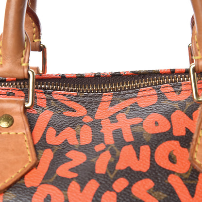 Louis Vuitton Monogram Graffiti Speedy 30 Orange 16 of 17