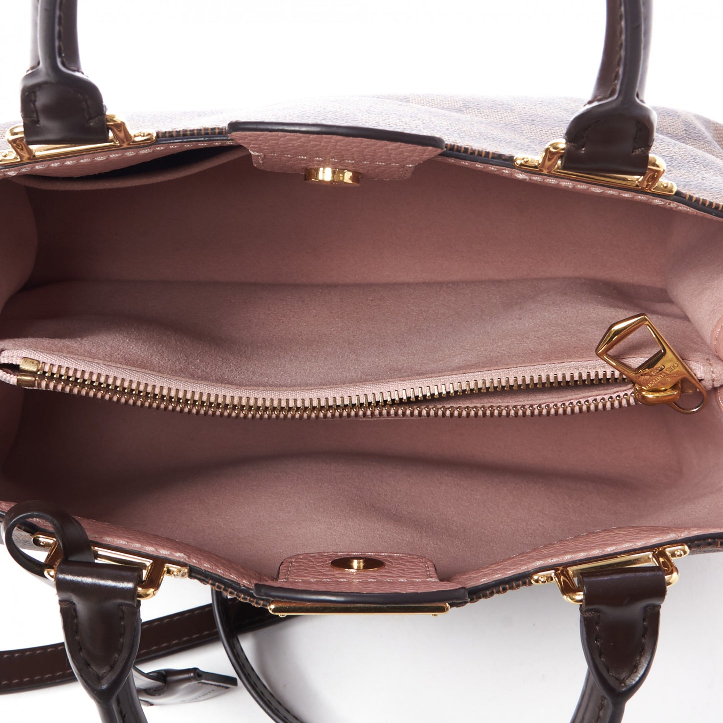 Damier Ebene Cuir Taurillon Brittany Magnolia