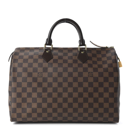Louis Vuitton Damier Ebene Speedy 35 1 of 10