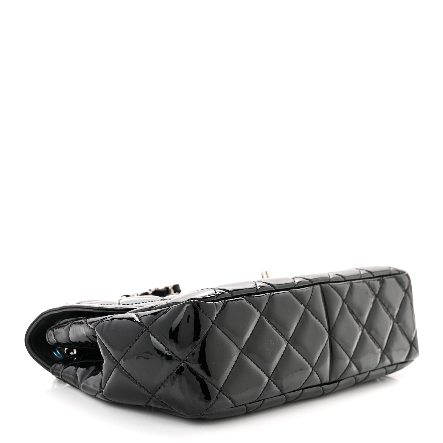 Chanel Patent Quilted Large Coco Shine Flap Black 4 of 10