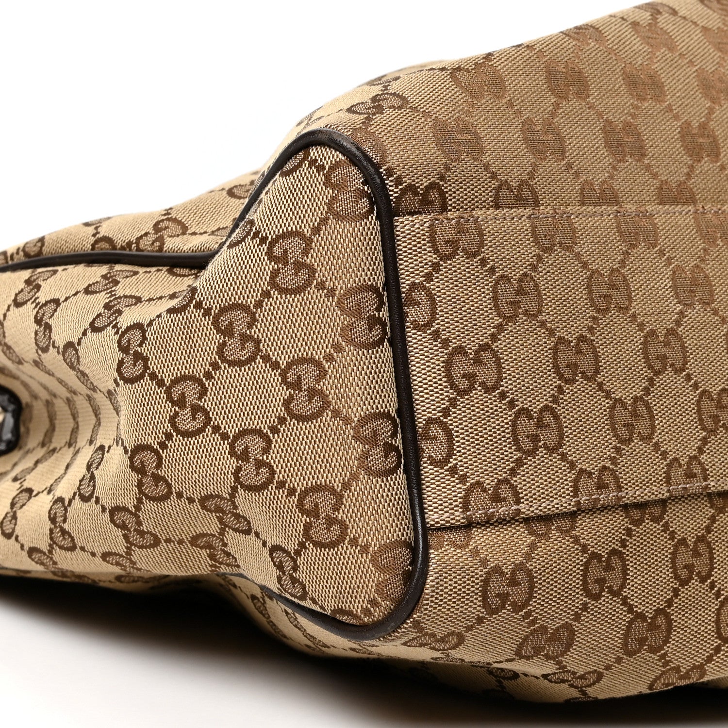 Gucci Monogram Medium Sukey Tote Dark Brown 10 of 12