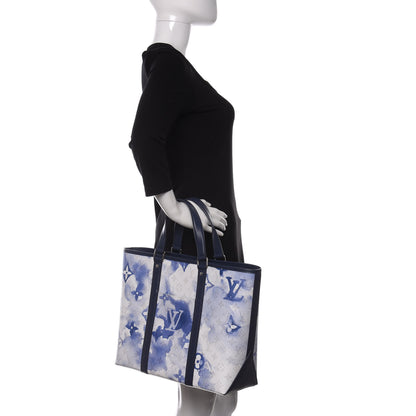 Louis Vuitton Monogram Watercolor New Tote GM Blue 2 of 9