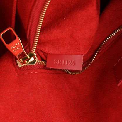 Louis Vuitton Damier Ebene Caissa Hobo Cherry 8 of 11