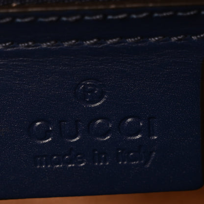 Gucci Calfskin Small Sylvie Shoulder Bag Blue Agata 6 of 10