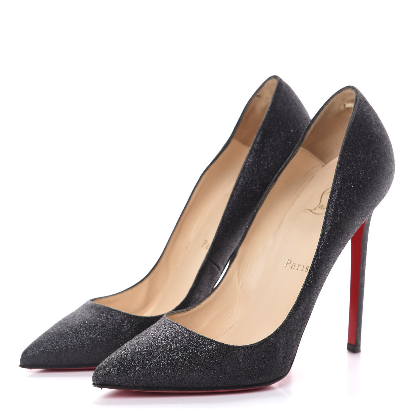 Glitter Resille Pigalle Follies 120 Pumps 38.5 Black