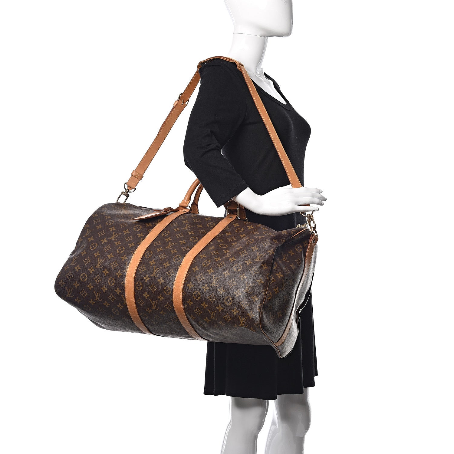 Louis Vuitton Monogram Keepall Bandouliere 55 2 of 17