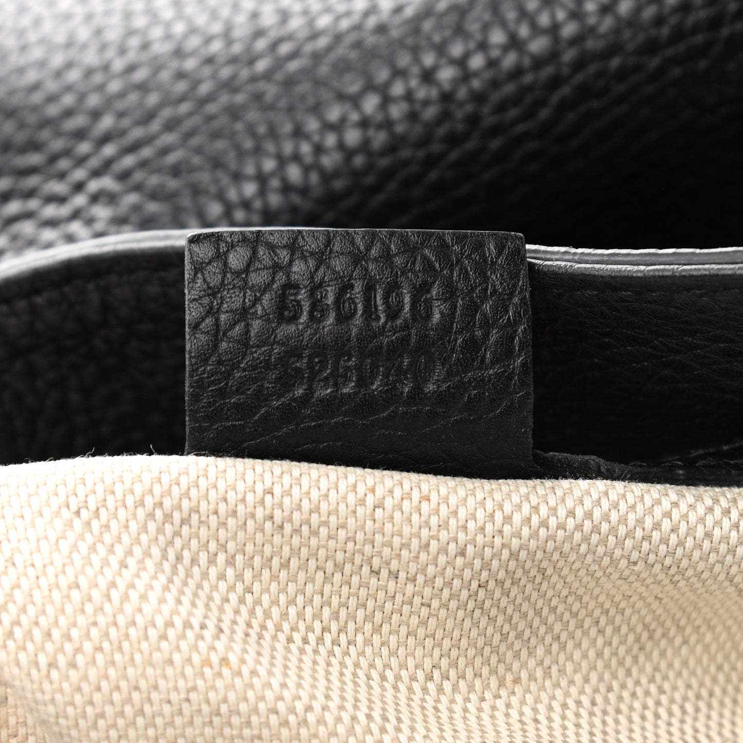 Pebbled Calfskin Medium Soho Chain Shoulder Bag Black