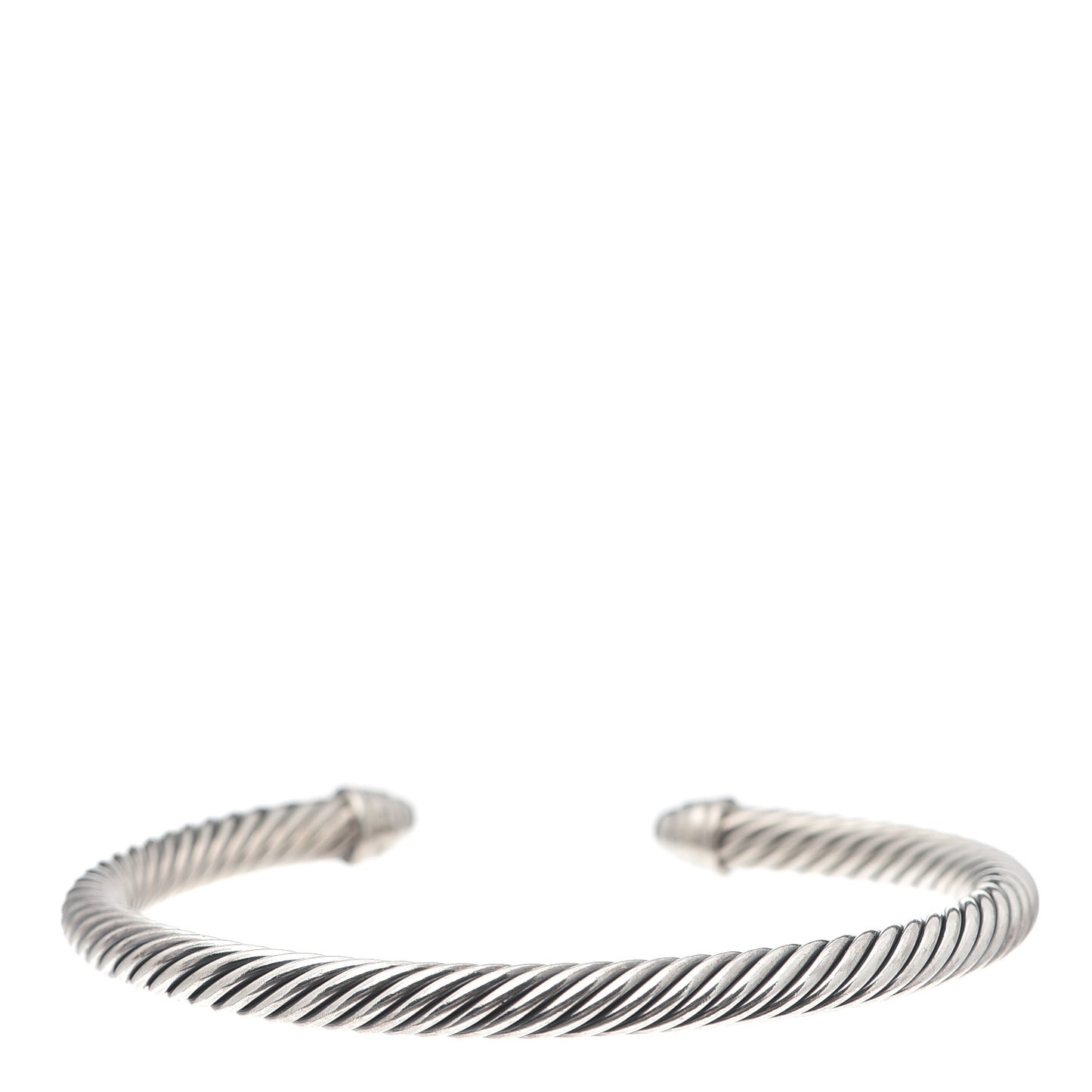 Sterling Silver Diamond 5mm Cable Classics Bracelet