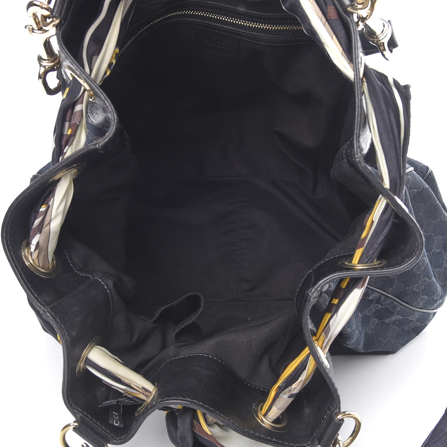Gucci Monogram Large Positano Tote Black 4 of 10