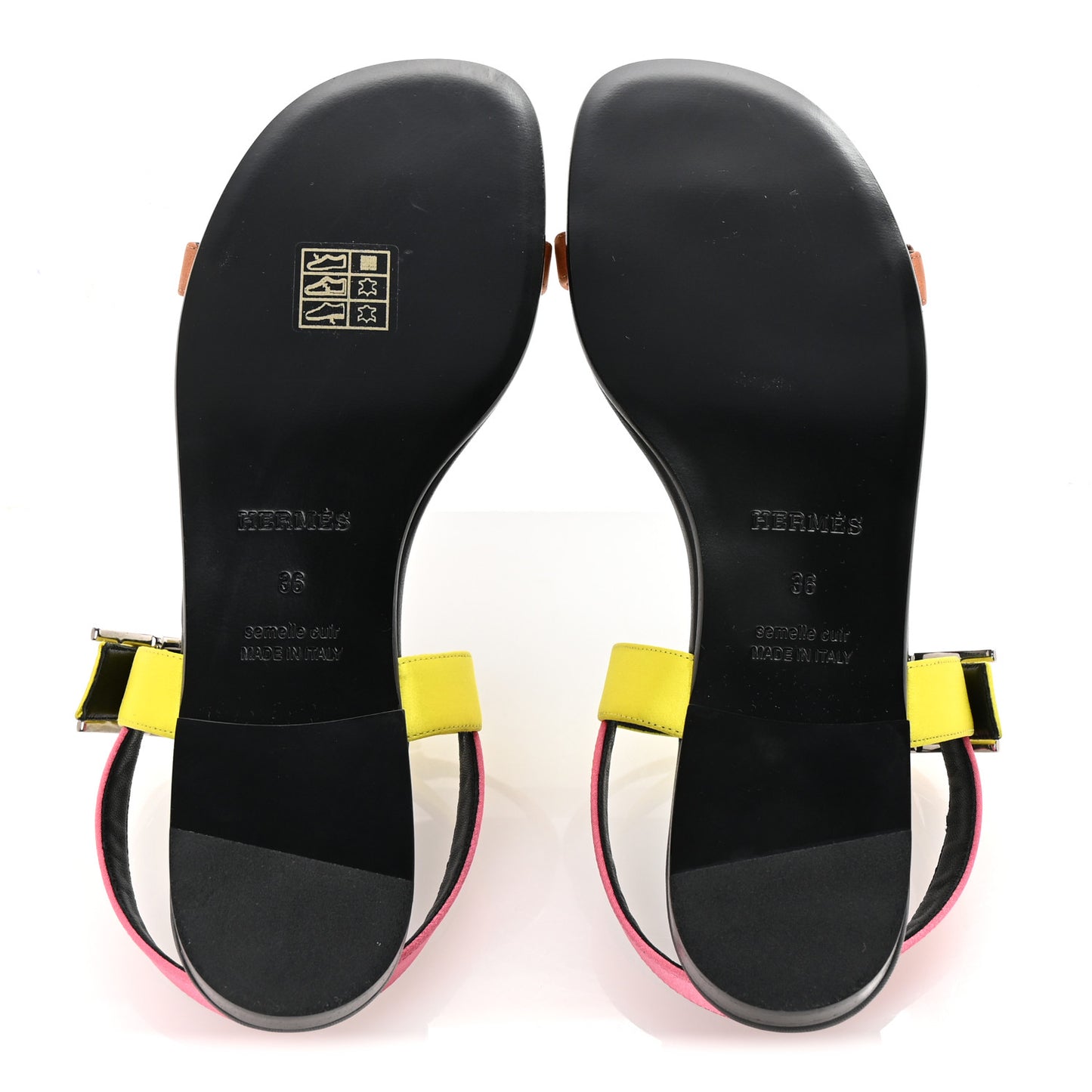 Satin Hapi Sandals 36 Multicolor