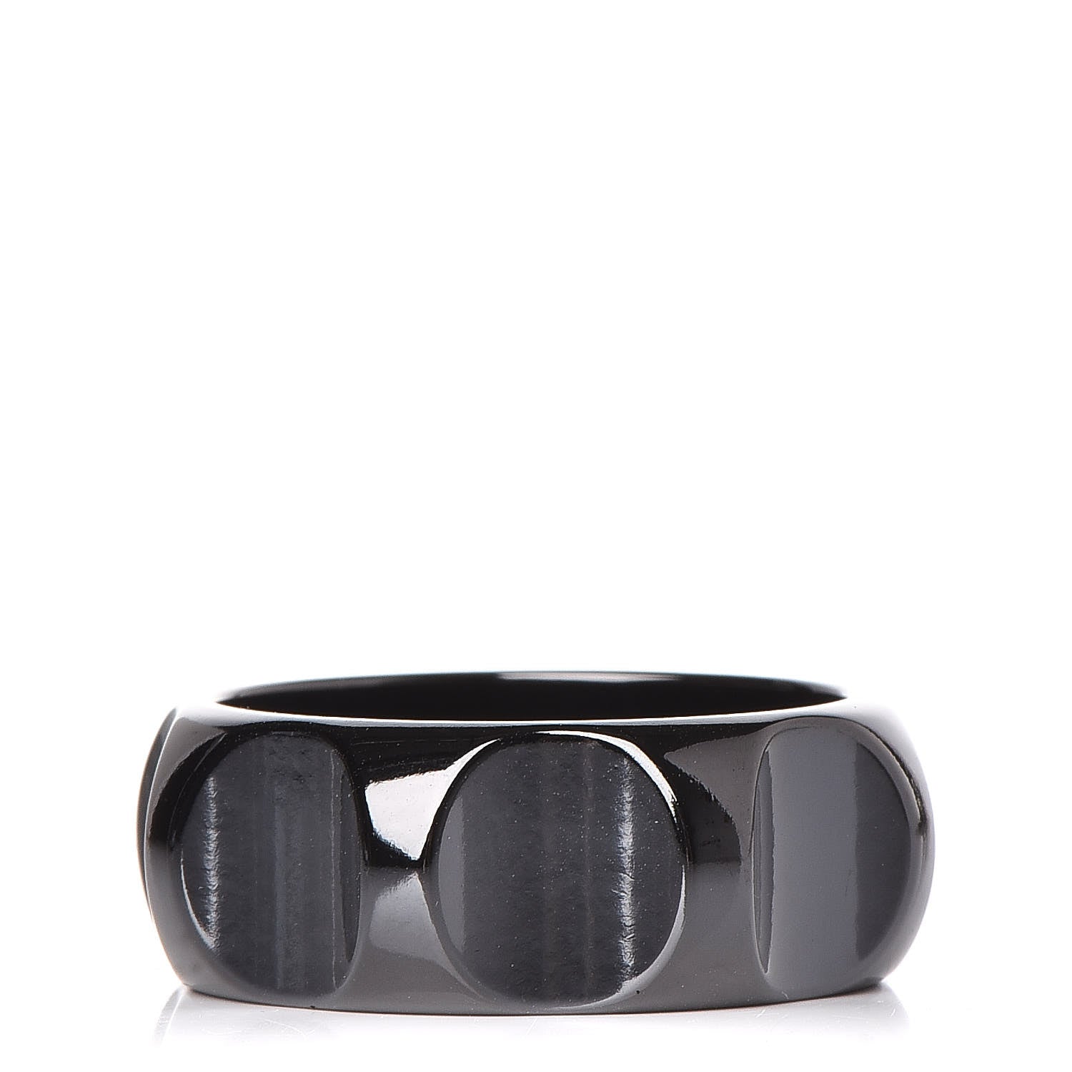 Tiffany Titanium Paloma's Groove Ring 63 10.5 3 of 6