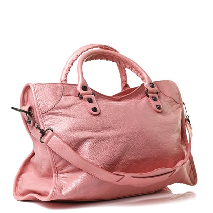 Balenciaga Agneau Classic Hardware City Rose Peche 2 of 15