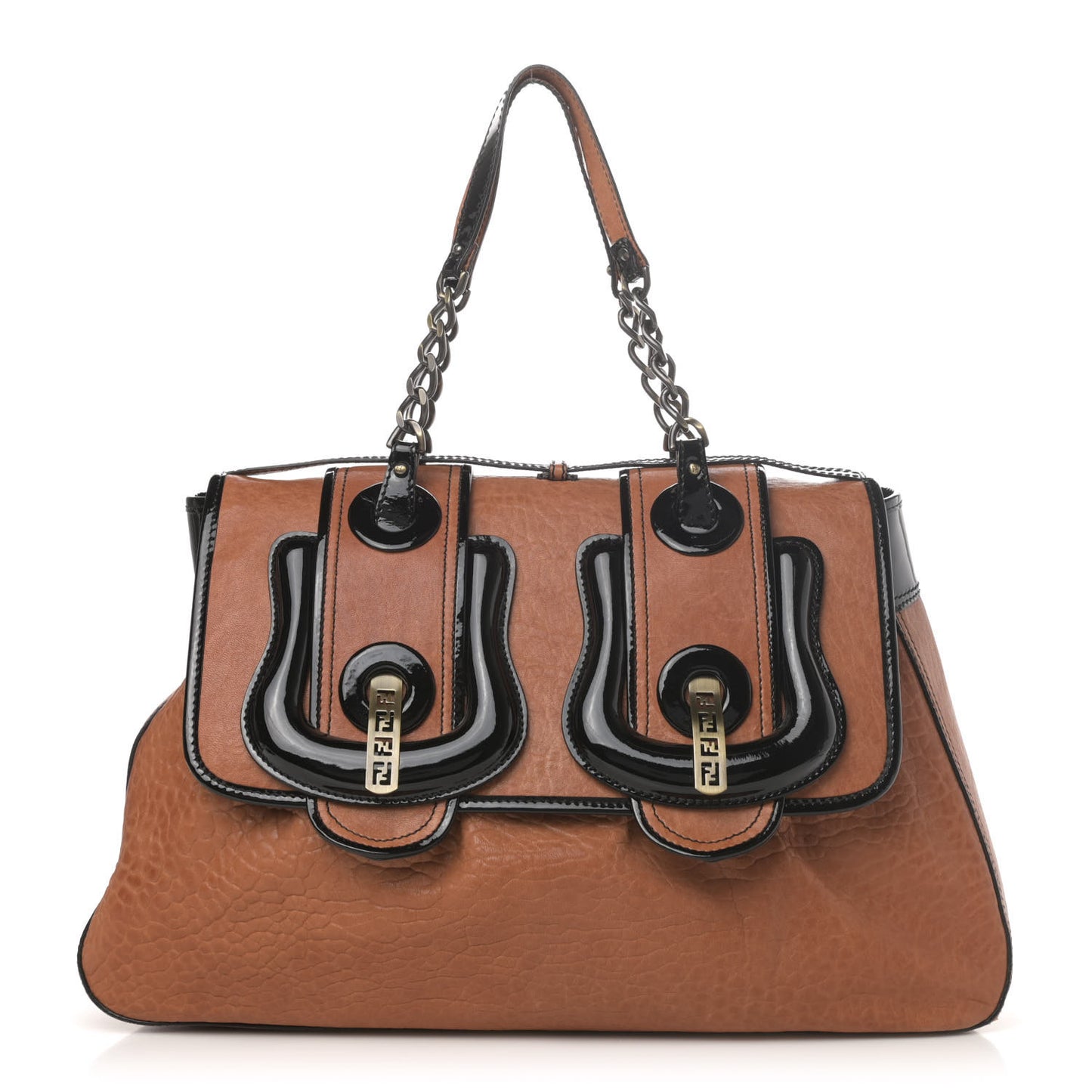 Nappa Patent Large B Bag Osso Black