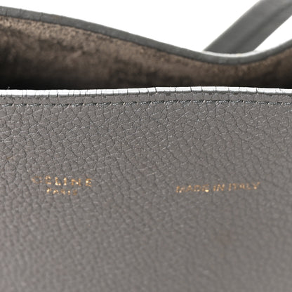 Celine Soft Grained Calfskin Medium Belt Cabas Phantom Grey 11 of 11