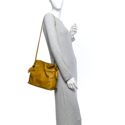 Loewe Nappa Medium Flamenco Knot Bag Ochre 2 of 10