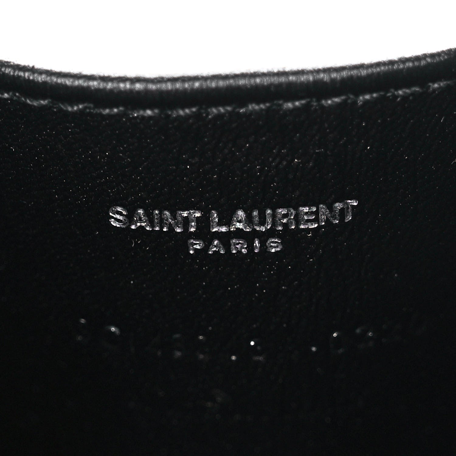 Saint Laurent Mirror Vinyl Heart Monogram Love Box Crossbody Silver 5 of 8