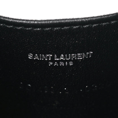 Saint Laurent Mirror Vinyl Heart Monogram Love Box Crossbody Silver 5 of 8