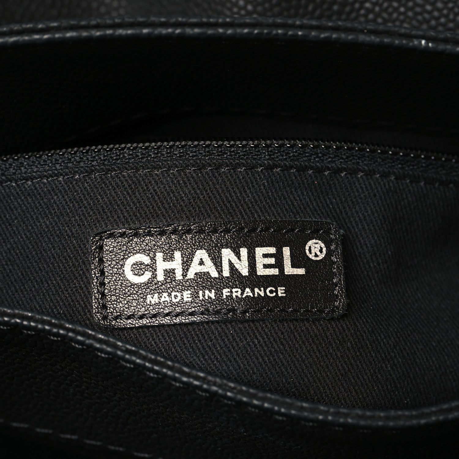 Chanel Iridescent Caviar Medium Lady Pearly Flap Black 6 of 13