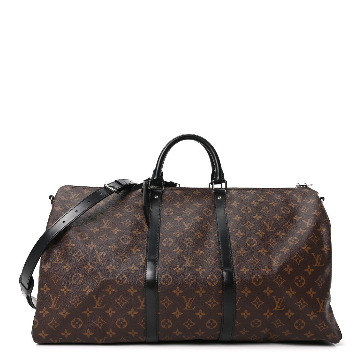 Louis Vuitton Monogram Macassar Keepall Bandouliere 55 1 of 8