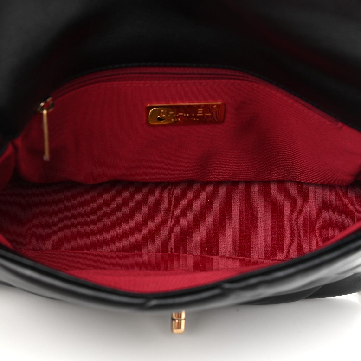 Chanel Lambskin Quilted Medium Chanel 19 Flap Black 5 of 10