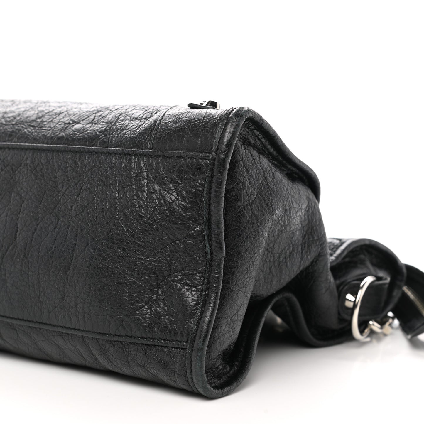 Agneau Classic Silver Hardware City Black