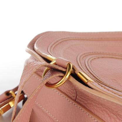 Chloe Calfskin Medium Marcie Shoulder Bag Anemone Pink 9 of 9