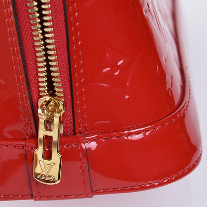 Louis Vuitton Vernis Alma BB Cherry 11 of 12