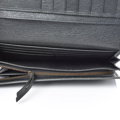 Balenciaga Agneau Classic Hardware Money Wallet Anthracite 5 of 15