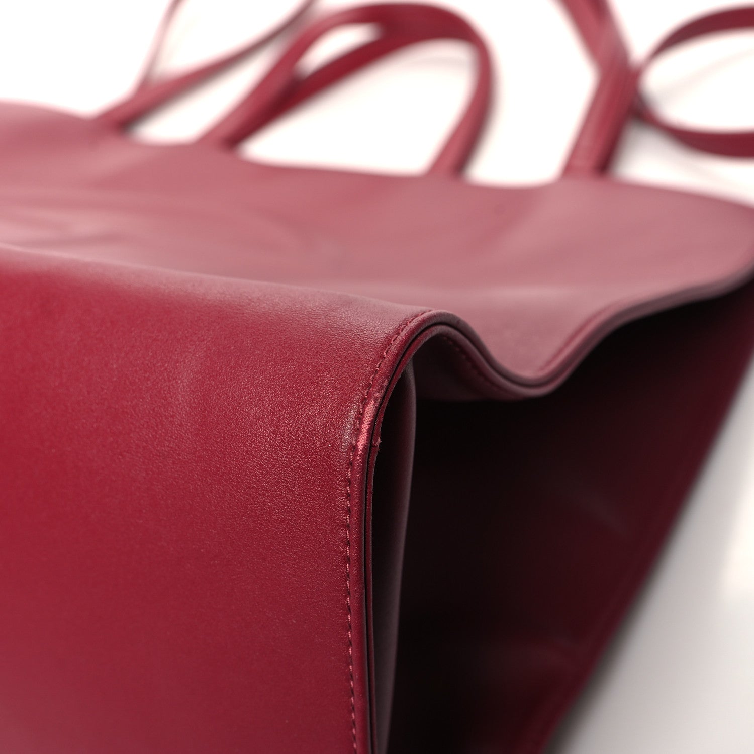 Telfar Vegan Leather Large Shopping Bag Oxblood 9 of 12