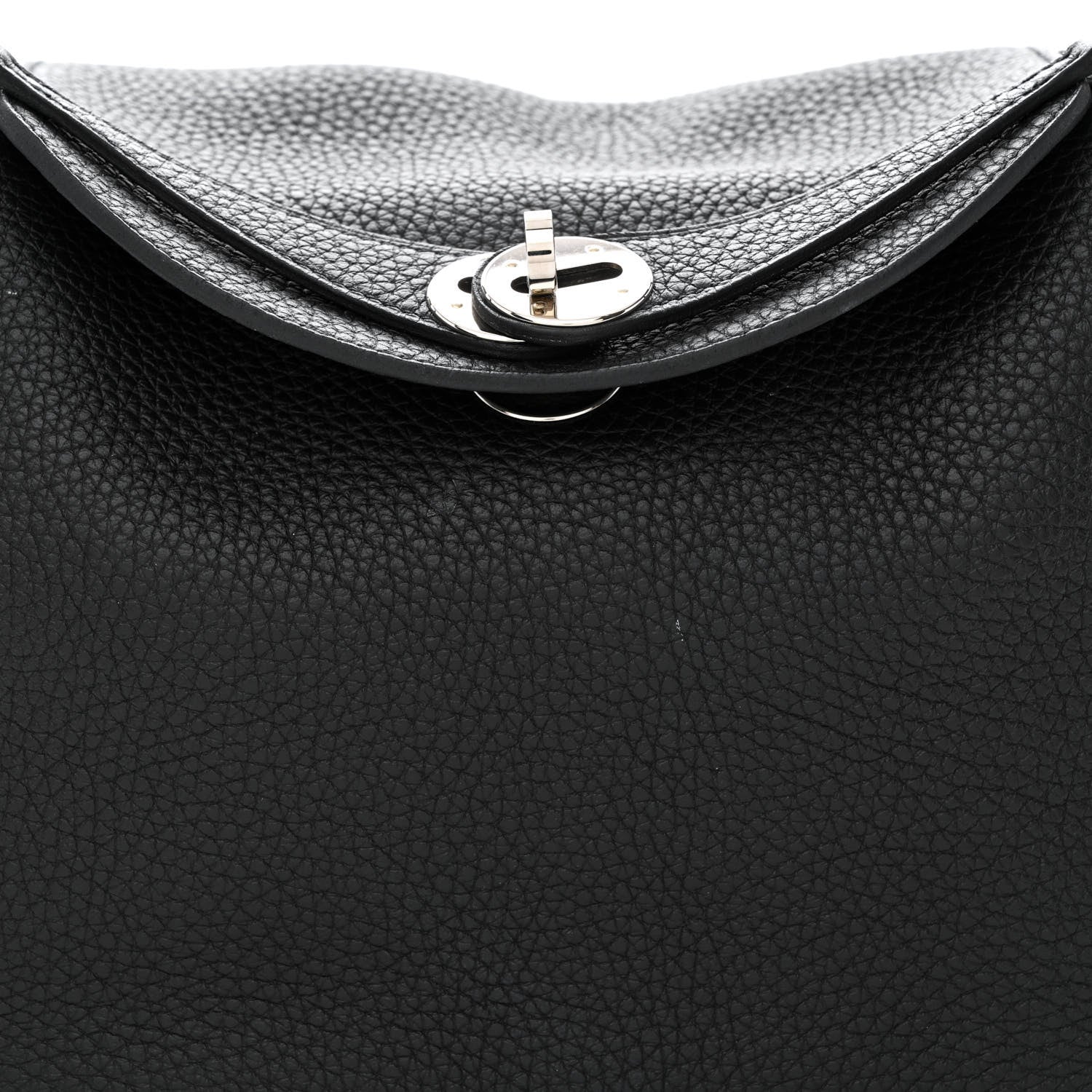 Hermes Taurillon Clemence Lindy 26 Black 8 of 12