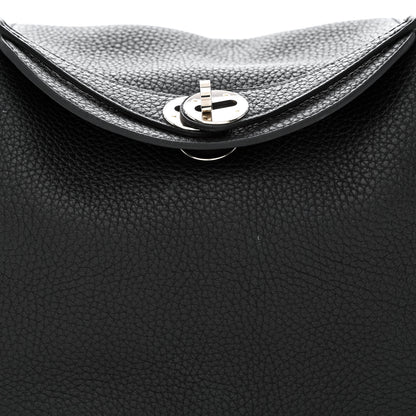 Hermes Taurillon Clemence Lindy 26 Black 8 of 12
