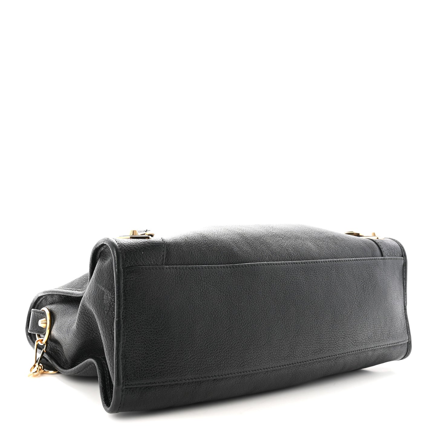 Chevre Gold Metallic Edge Hardware City Black