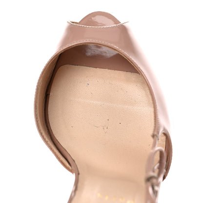 Christian Louboutin Patent D'Orsay Delico 100 Pumps 39.5 Nude 13 of 15