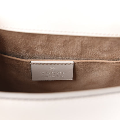 Gucci Calfskin Mini Sylvie Chain Shoulder Bag White 8 of 10