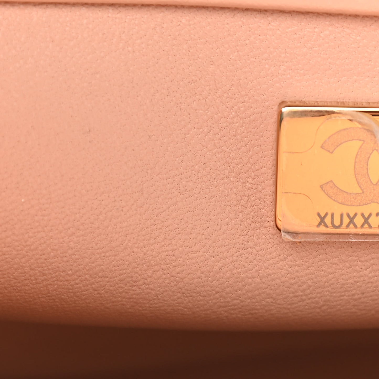 Calfskin Quilted Perfect Fit Flap Beige