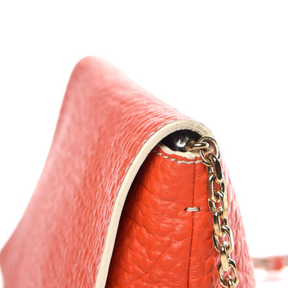 Burberry Signature Grain Medium Mildenhall Crossbody Bag Orange 9 of 12