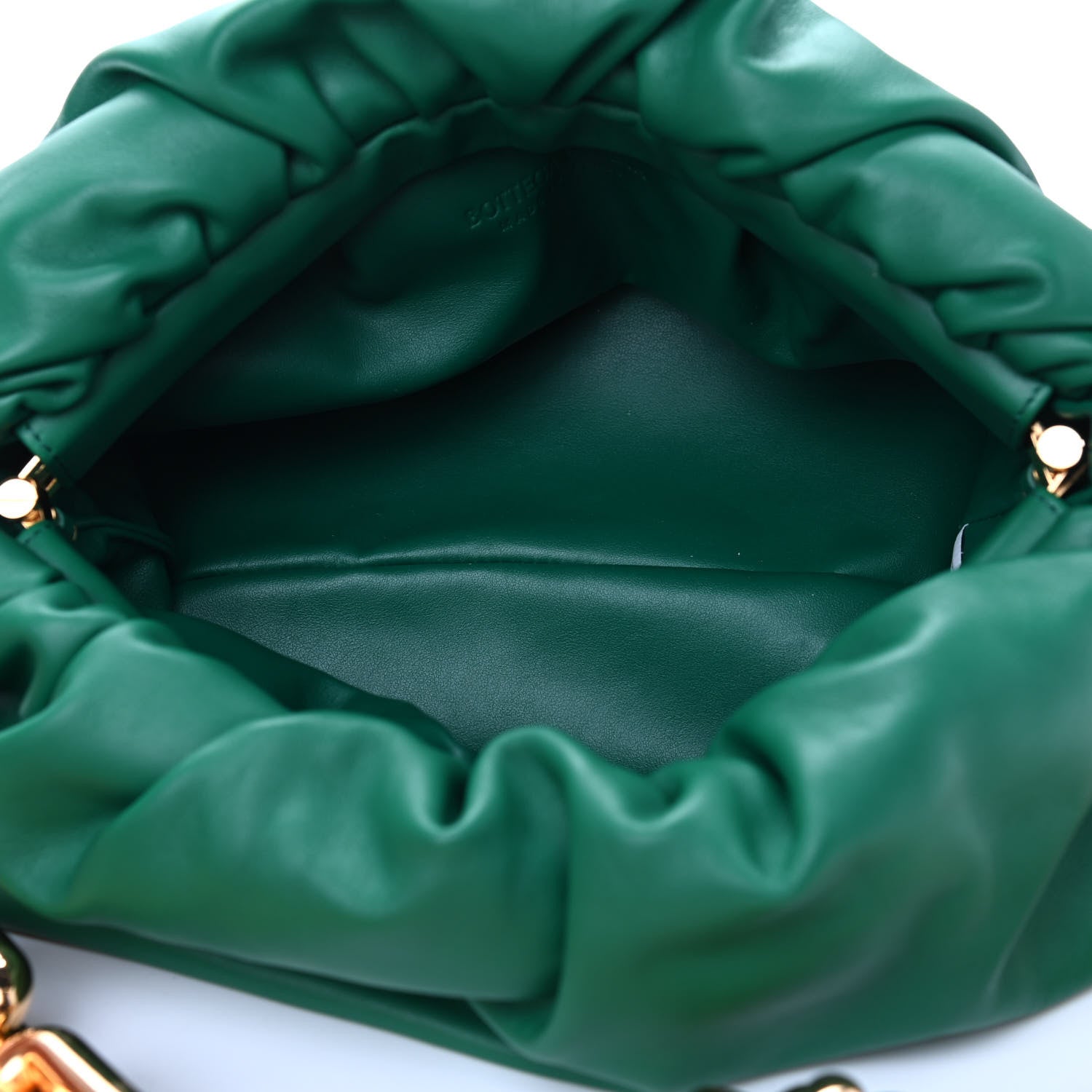 Bottega Veneta Calfskin The Pouch Chain Racing Green 5 of 9