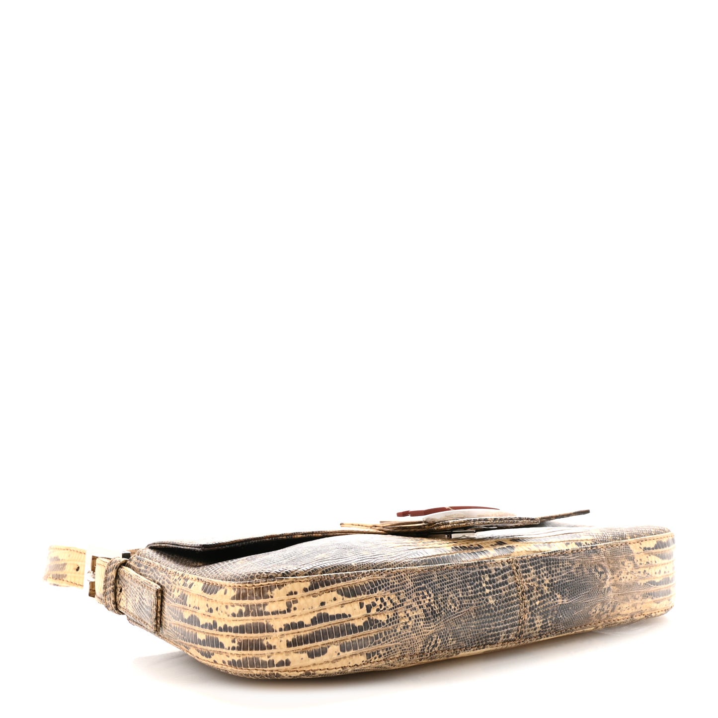 Iridescent Lizard Baguette Natural Multicolor