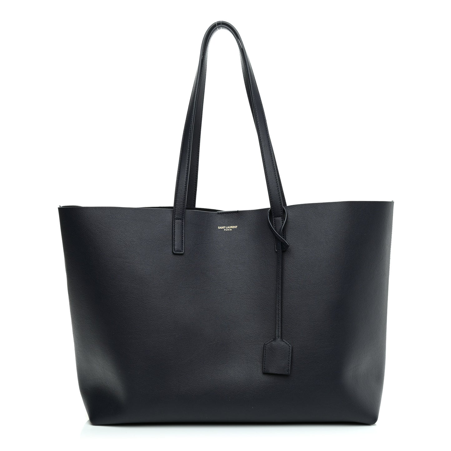 Calfskin Large Shopping Tote Deep Marine
