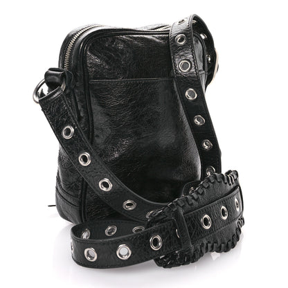 Balenciaga Agneau Arena Le Cagole Crossbody Bag Black 4 of 12