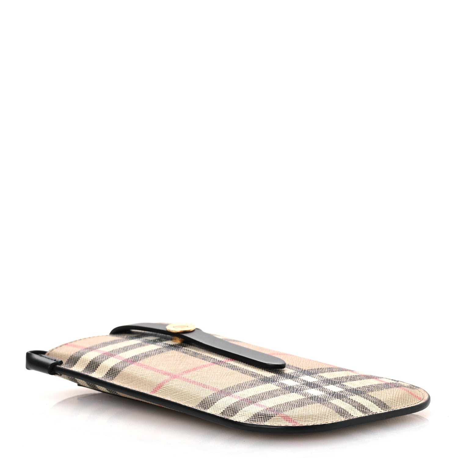 Burberry E-Canvas Calfskin Vintage Check Anne Phone Case With Strap Archive Beige 4 of 10