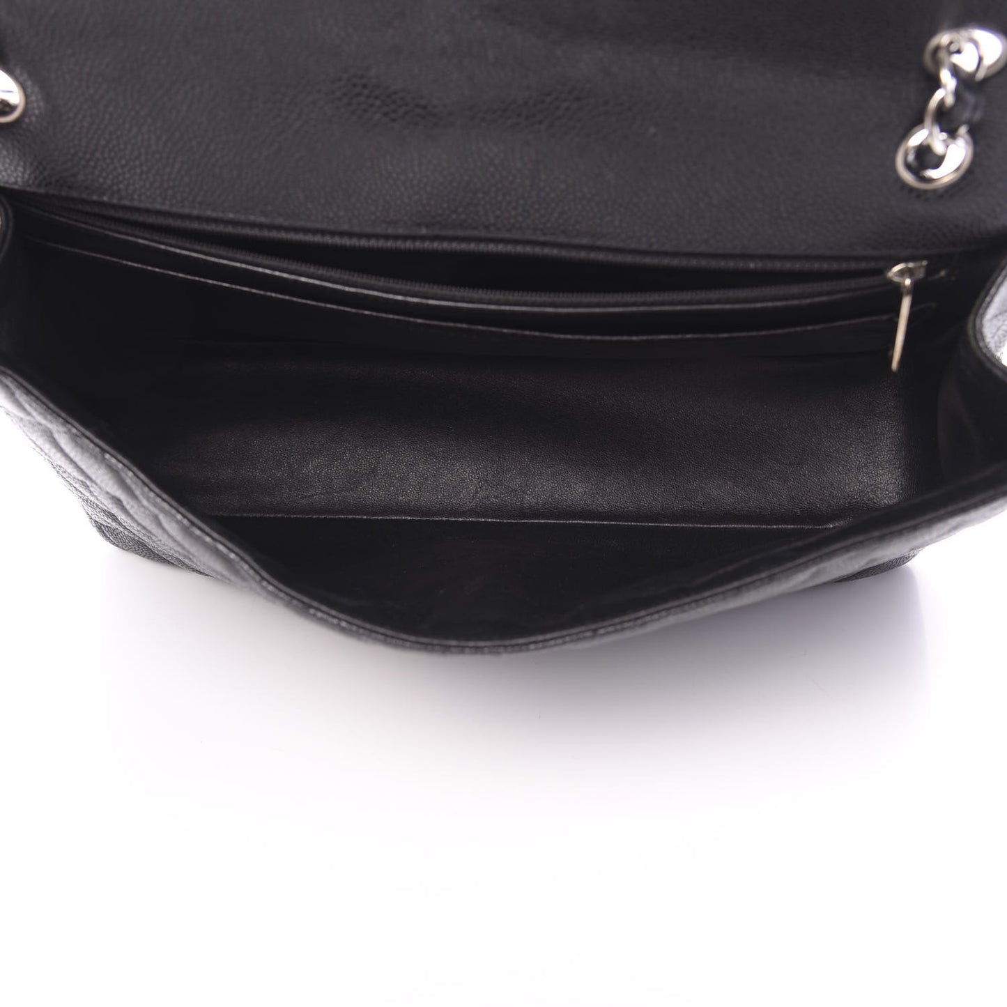 Caviar Quilted Maxi Single Flap Black