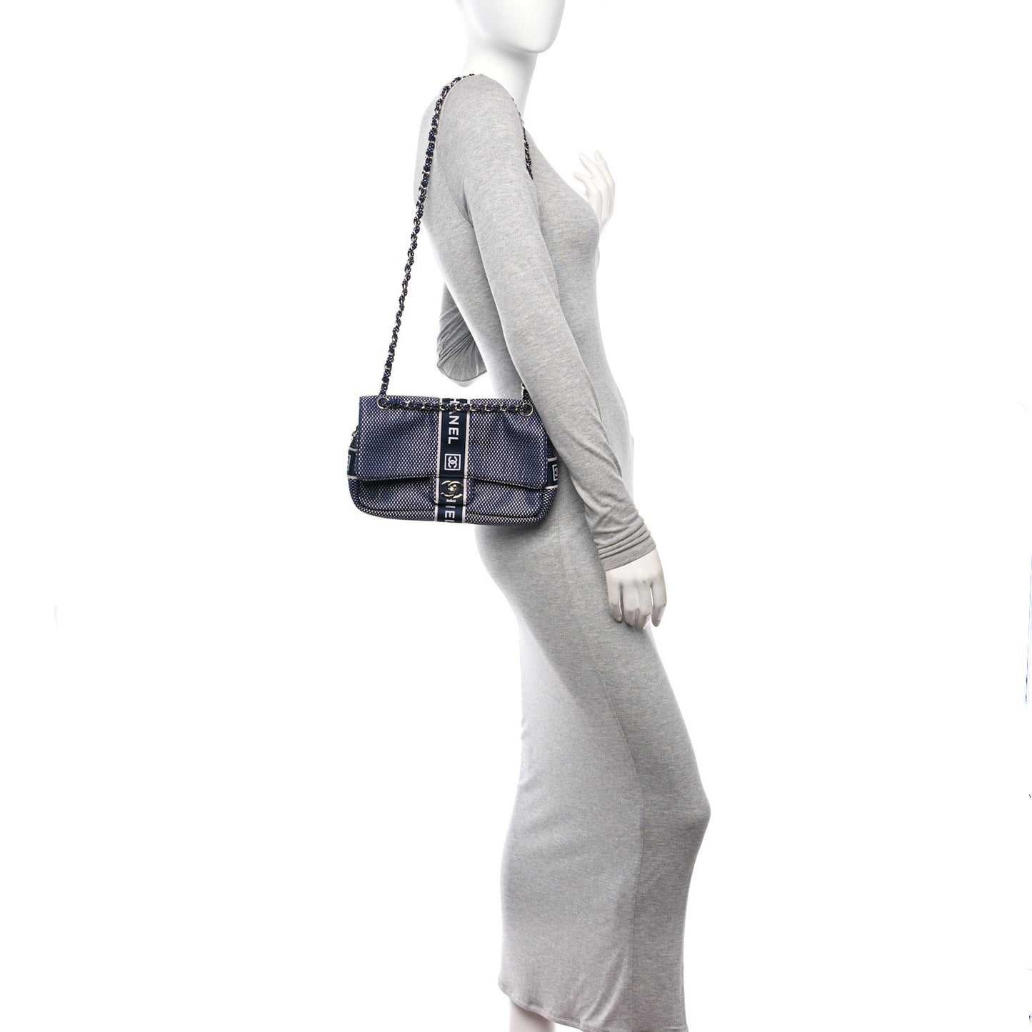 Mesh Sport Single Flap Navy
