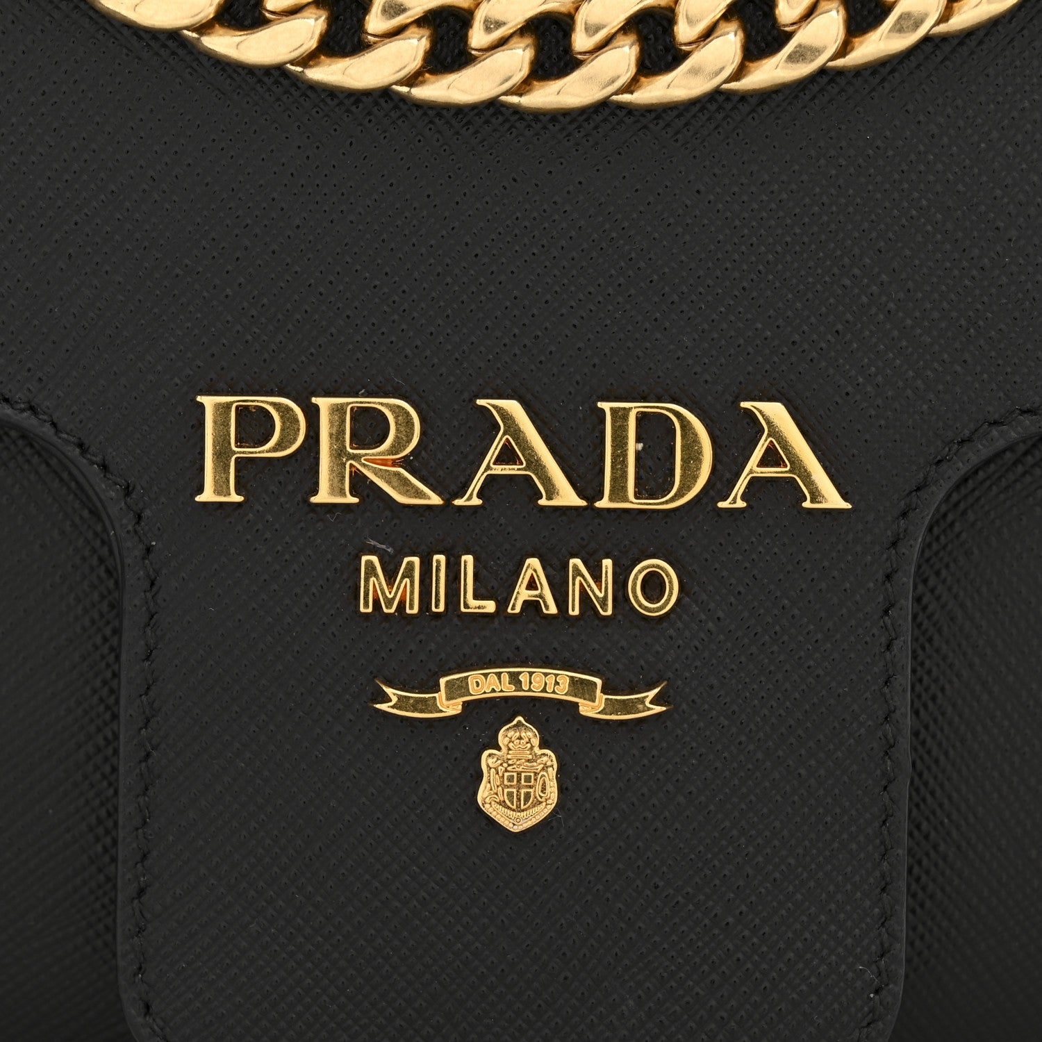 Prada Saffiano Flap Shoulder Bag Black 14 of 14