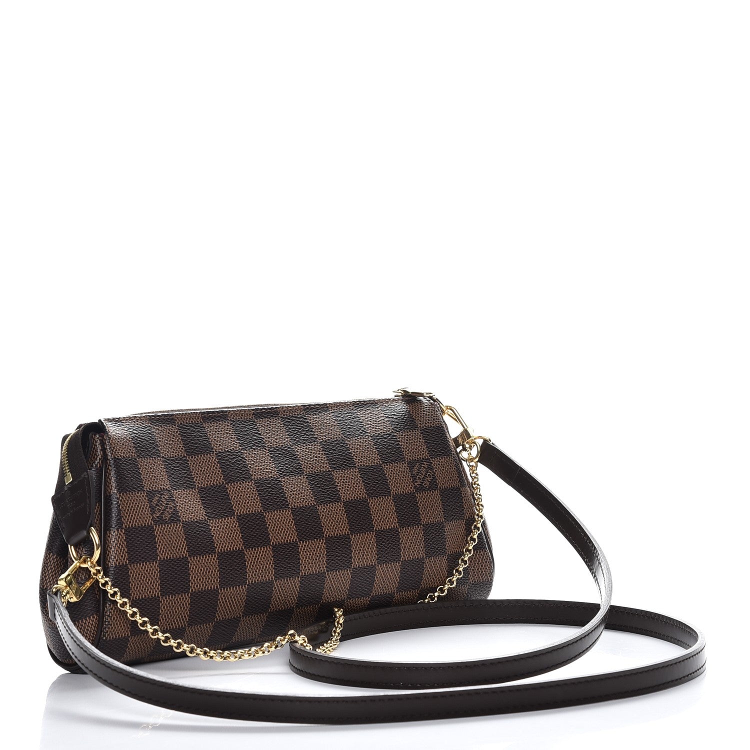 Louis Vuitton Damier Ebene Eva Clutch 3 of 8